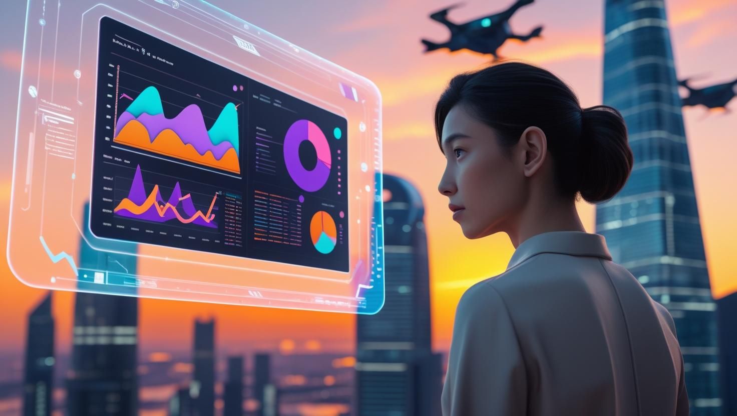 An illustration depicting how AI powered virtual assistants automate repetitive tasks to boost productivity.