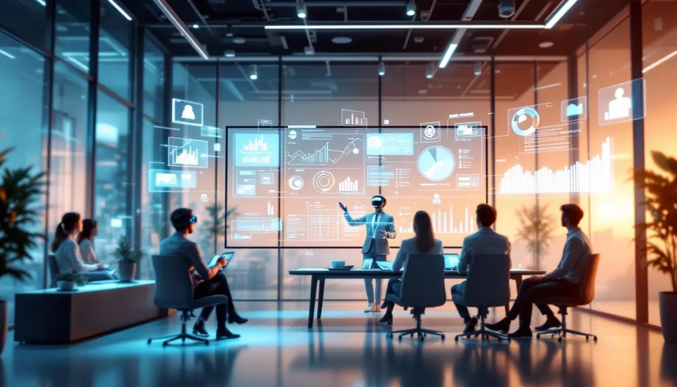Future trends in virtual project management with AI integration.