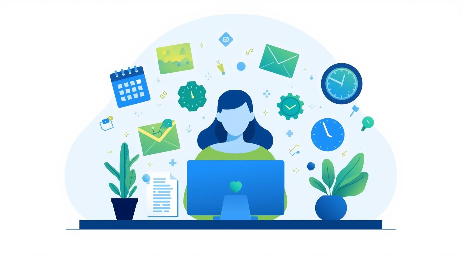 A visual representation of the benefits of hiring virtual legal assistants for law firms, freeing up attorneys to focus on clients.
